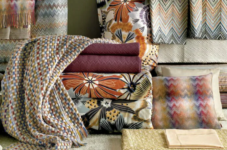 studio team and textile samples